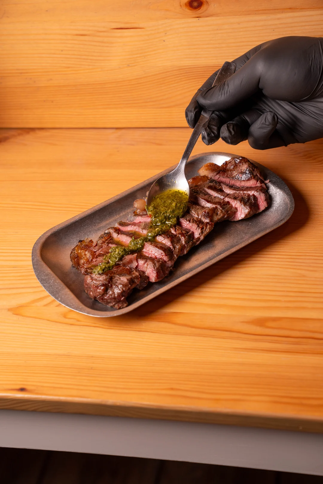 Entrecot con chimichurri